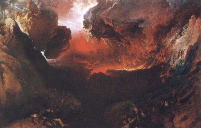 John Martin The Great Day of His Wrath Sweden oil painting art